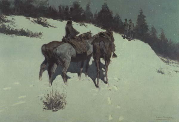 Frederic Remington A Recon-naisance (mk43) oil painting picture